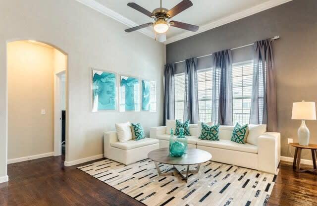 Gorgeous Living Room at Villages of Briggs Ranch, San Antonio, Texas