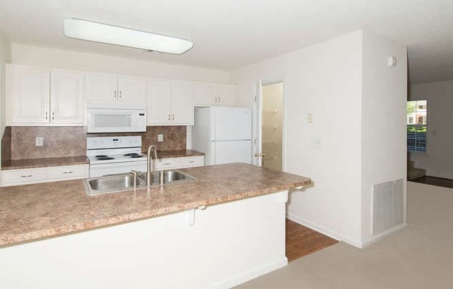 kitchen with island