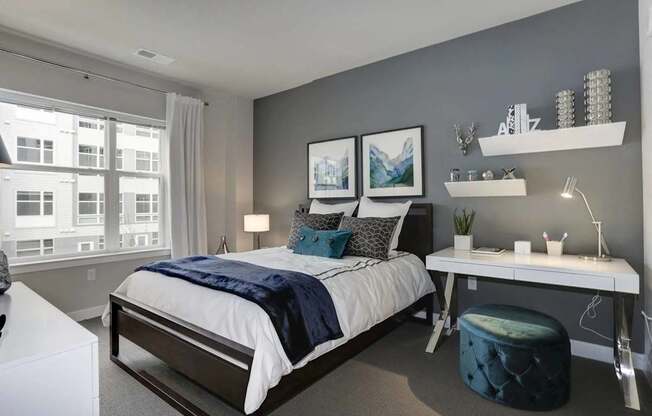 Bedroom at TENmflats, Columbia, MD, 21044