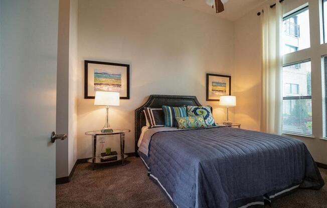 Beautiful Bright Bedroom With Wide Windows at The George & The Leonard, Georgia, 30312