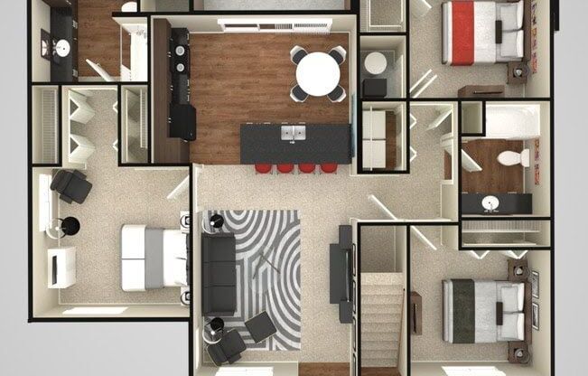 3 beds, 2 baths, 1,184 sqft, $1,599