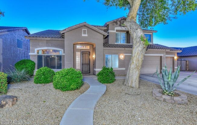 Stunning 5 Bedroom 3 Bathroom with 3 Car Garage and Pool!!!  Gorgeous back yard!!  Bedrooms on 1st floor!!!  Available June 1st!!!