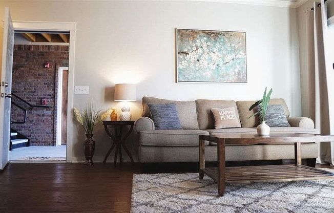 Highland Park Living Room Apartment for rent Springdale AR