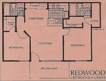 2 beds, 2 baths, 801 sqft, $1,715