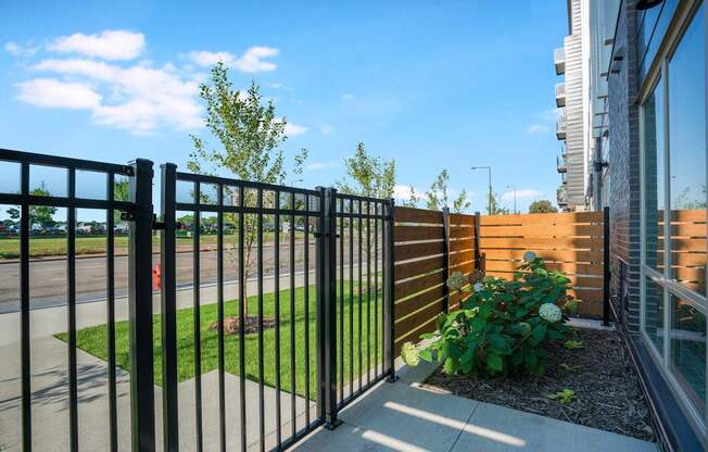 Fenced-In Patio Area
