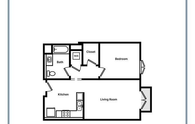 1 bed, 1 bath, 625 sqft, $3,753, Unit 213