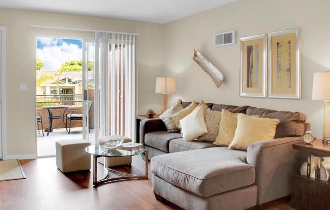 living room at Sunbow Villas, CA, 91911