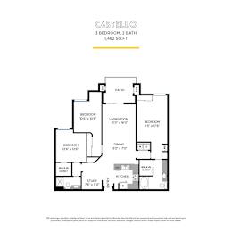 3 beds, 2 baths, 1,482 sqft, $4,400