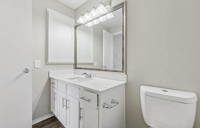 A3 bathroom at Jefferson Place in Irving, Tx