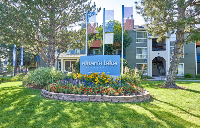 Sloan's Lake Apartments- Sign
