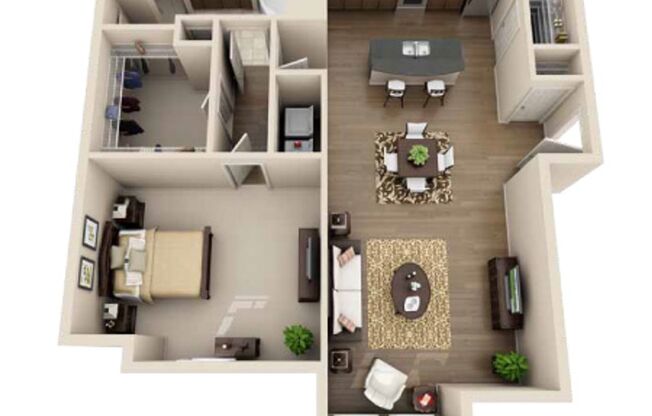 1 bed, 1 bath, 996 sqft, $1,795, Unit G371