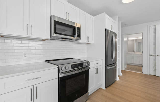 Kitchen with Stainless Steel Appliances