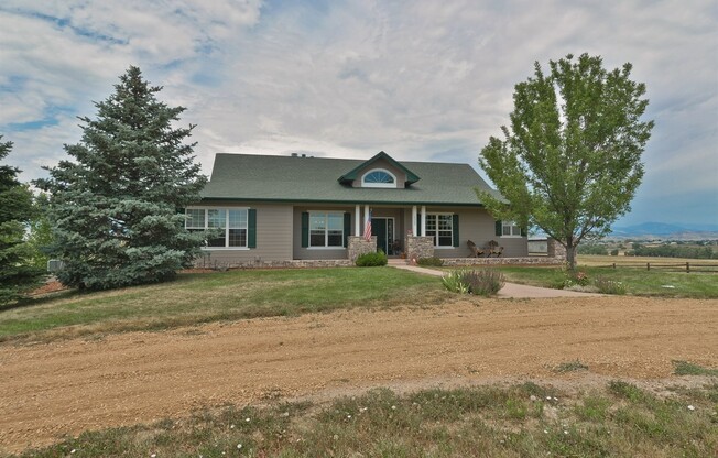 Five Bedroom Ranch Home on 33+ Acres For Rent in Longmont