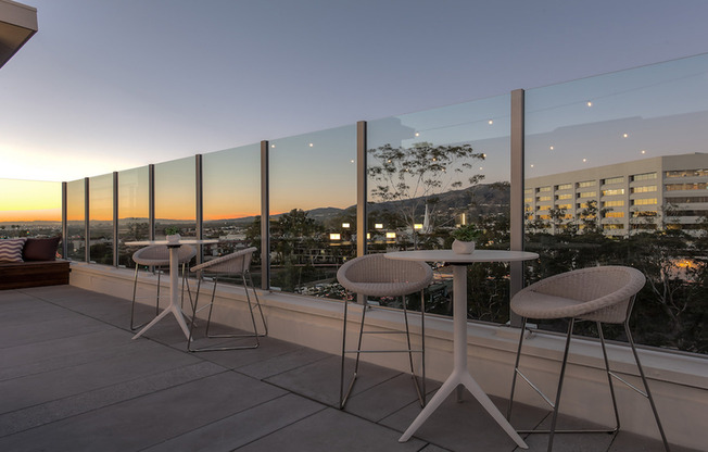 Skyview deck with sweeping views of Glendale and the San Gabriel Mountains
