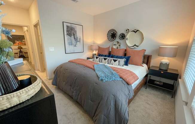 The Crest at Acworth Spacious Bedroom with Tall Ceilings at The Crest at Acworth, Acworth, 30102