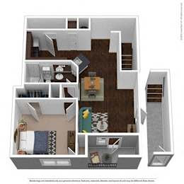 1 bed, 1 bath, 955 sqft, $1,633