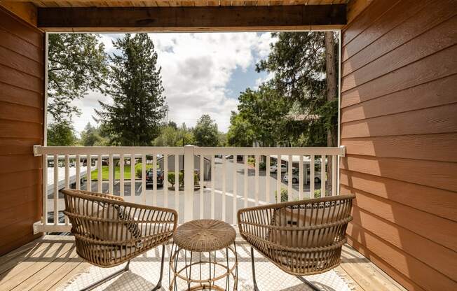 Patio at Canyon Creek, Wilsonville, OR