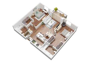 2 beds, 2 baths, 1,080 sqft, $3,117