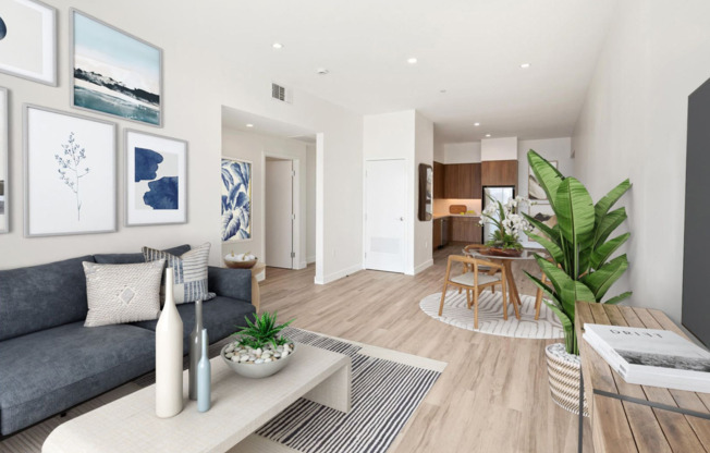 2 beds, 1 bath, 987 sqft, $3,600, Unit 401