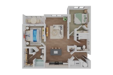 2 beds, 2 baths, 1,067 sqft, $2,180