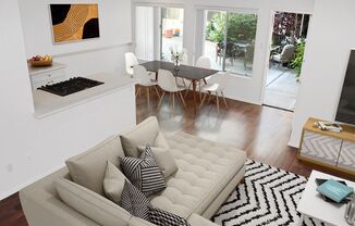 Newly renovated upper unit in quiet neighborhood.