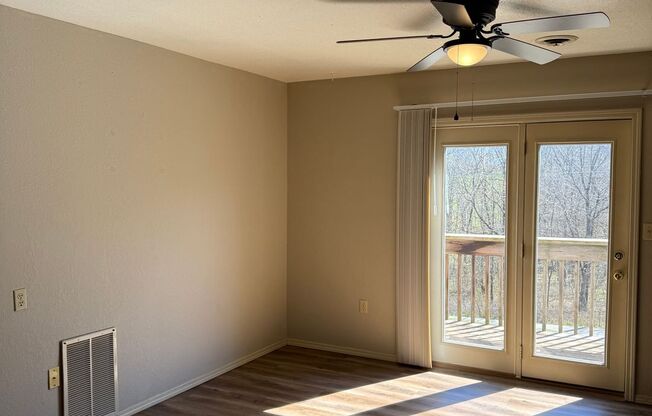 2 bedroom one bath apartment with 1 car garage at Cedar Hills in Ozark!  Water, Sewer, Trash and Basic Internet Included!