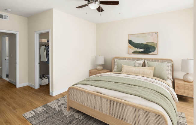 Bedroom with Hard Surface Flooring