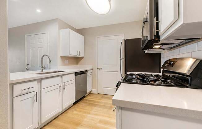With ample counter space and stylish cabinetry, this kitchen is not only a chef's dream but also a warm, welcoming hub for your home.