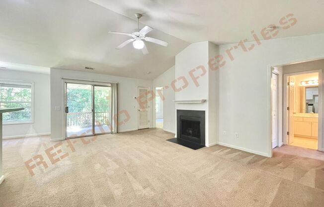 Available Now! This second-floor condo in Cary features 2 bedrooms and 2 bathrooms, with access to a community tennis court and swimming pool. Rent includes basic cable and high-speed internet through Spectrum, as well as water!