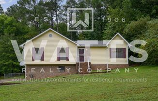 3-Bed, 2-Bath Home in Grayson Valley Community