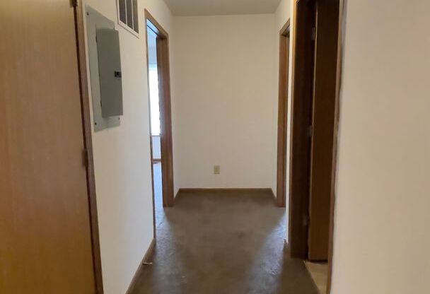 DOWNSTAIRS….2 Bedroom 1 Bath apartment