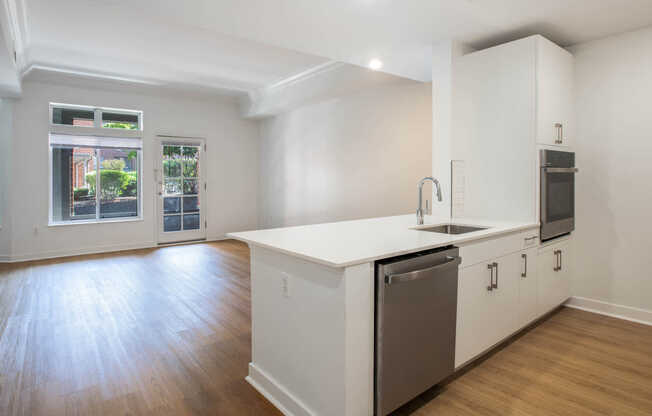 Living Room with Hard Surface Flooring