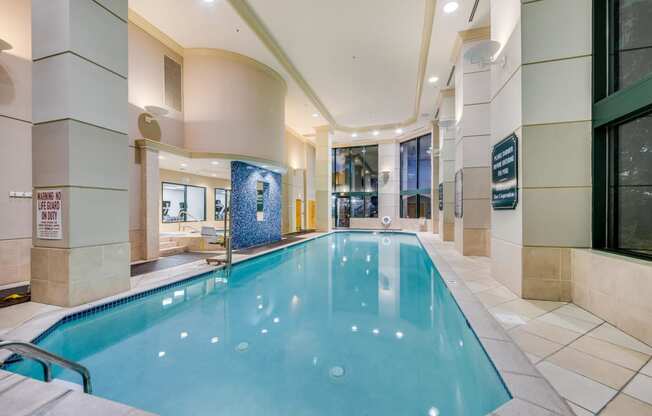 Year-Round, Indoor Pool at Windsor at Mariners, Edgewater, New Jersey
