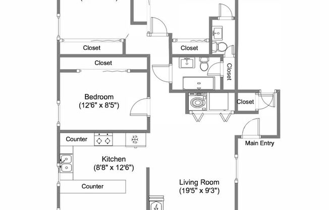 3 beds, 1.5 baths, $1,495, Unit 02