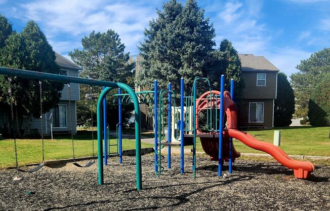 our playground is equipped with a variety of equipment for children to enjoy