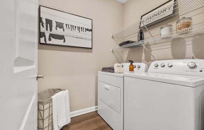Langley Pointe Apartments | Laundry Rooms w/ Washer & Dryers