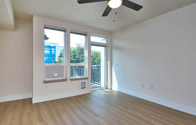 Living Room with Hard Surface Flooring