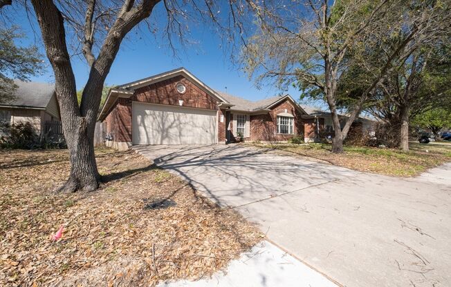 Spacious 4 Bedroom, 2 Bath, 1-Story Home in Round Rock