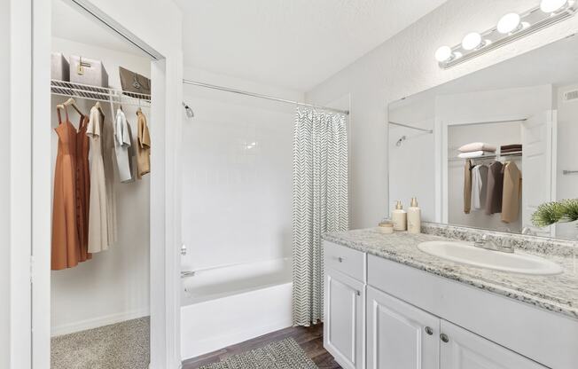 our apartments offer a bathroom with a shower