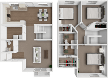 3 bedroom townhome at madison grove townhomes