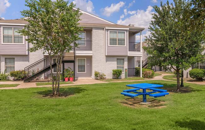 a large lawn in front of a house