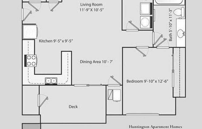 1 bed, 1 bath, 775 sqft, $1,199, Unit 432