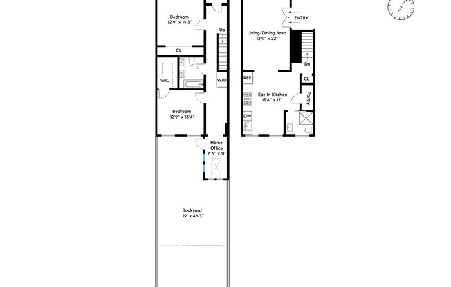 2 beds, 2 baths, 1,700 sqft, $5,500, Unit 1