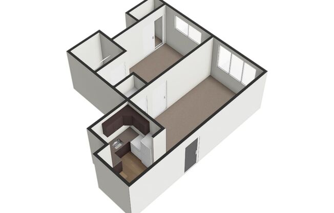 1 bed, 1 bath, 500 sqft, $1,099, Unit 21