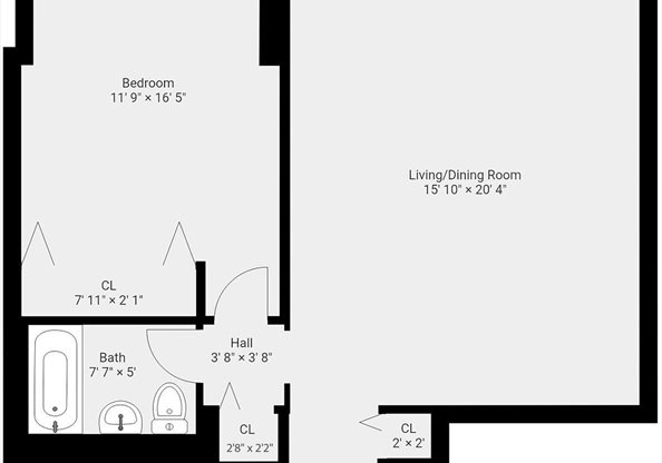1 bed, 1 bath, 820 sqft, $3,500, Unit 1003