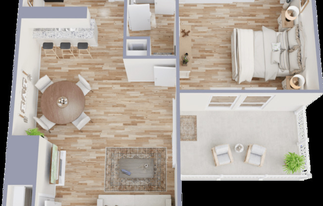 1 bed, 1 bath, 650 sqft, $999