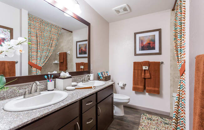 Bathroom at Orchid Run Apartments in Naples, FL