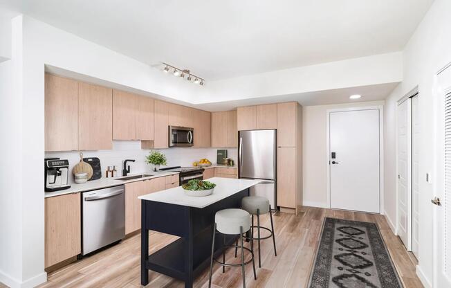 Thoughtfully designed kitchens at Modera Aventura combine clean finishes with functionality for everyday ease.