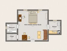 Studio, 1 bath, 295 sqft, $920, Unit B210