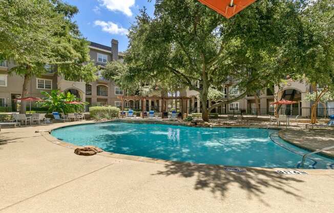 La Costa Villas in Dallas, Texas Pool with Lounge Chairs